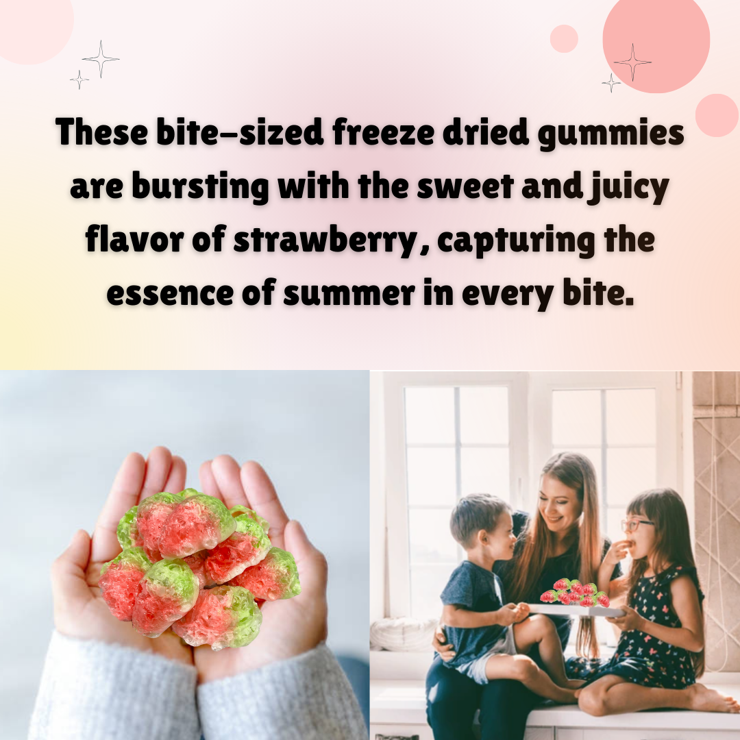 G-BOX FREEZE DRIED STRAWBERRY GUMMIES-G-BOX