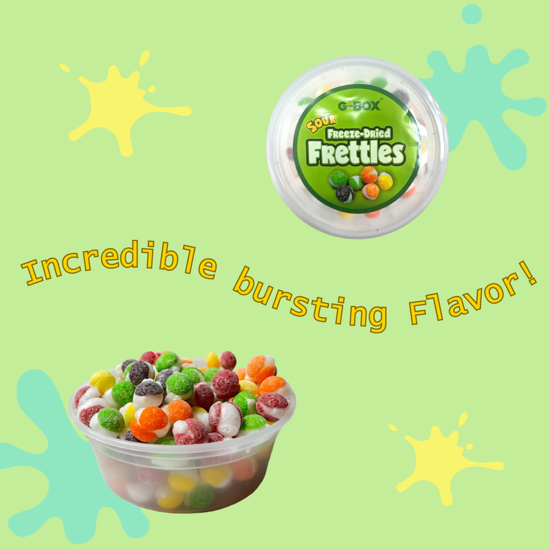 G-Box Freeze Dried Frettles Sour Flavor in Air-tight Sealed Container-G-BOX