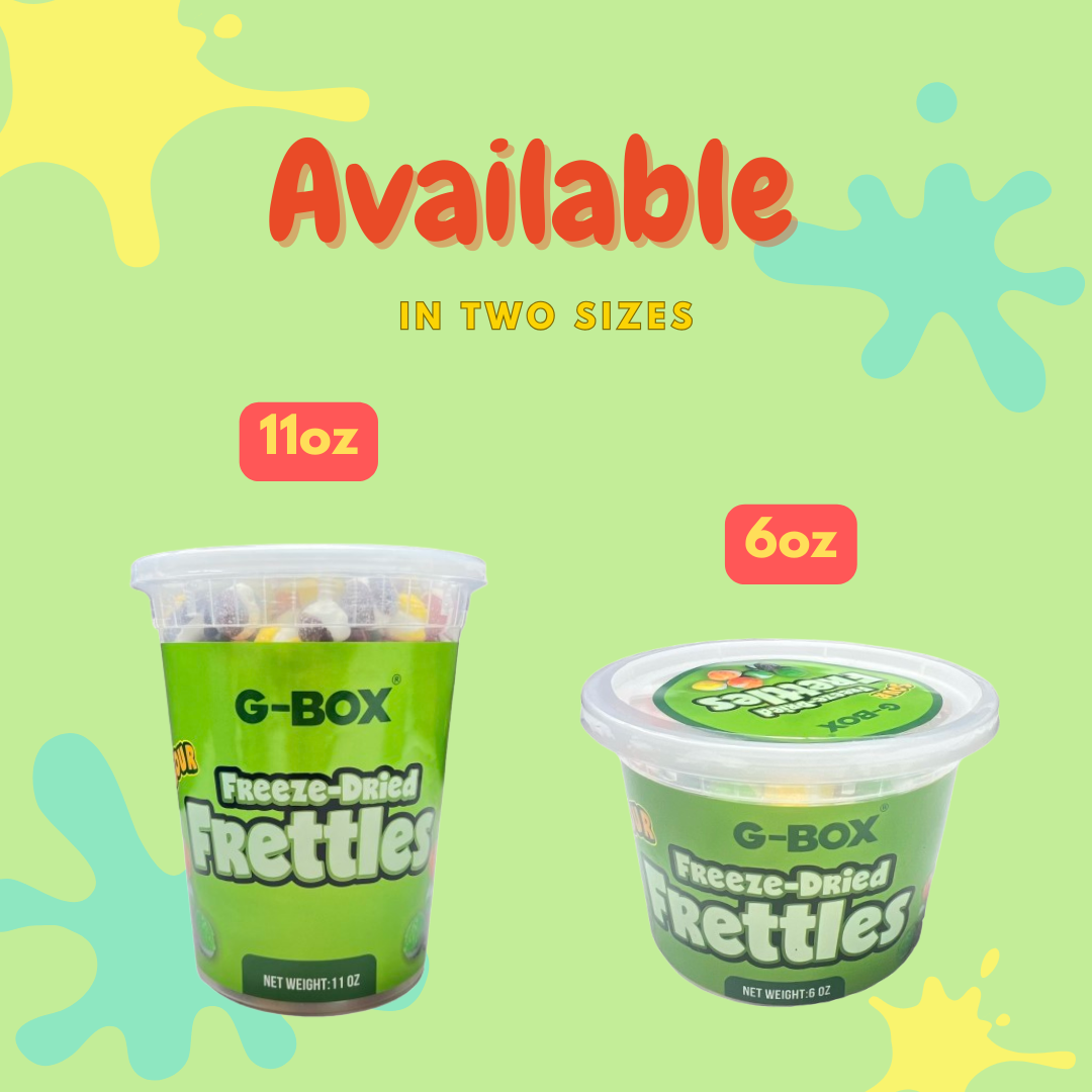 G-Box Freeze Dried Frettles Sour Flavor in Air-tight Sealed Container-G-BOX