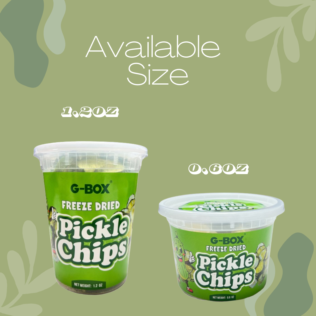 G-BOX FREEZE DRIED PICKLE CHIPS-G-BOX