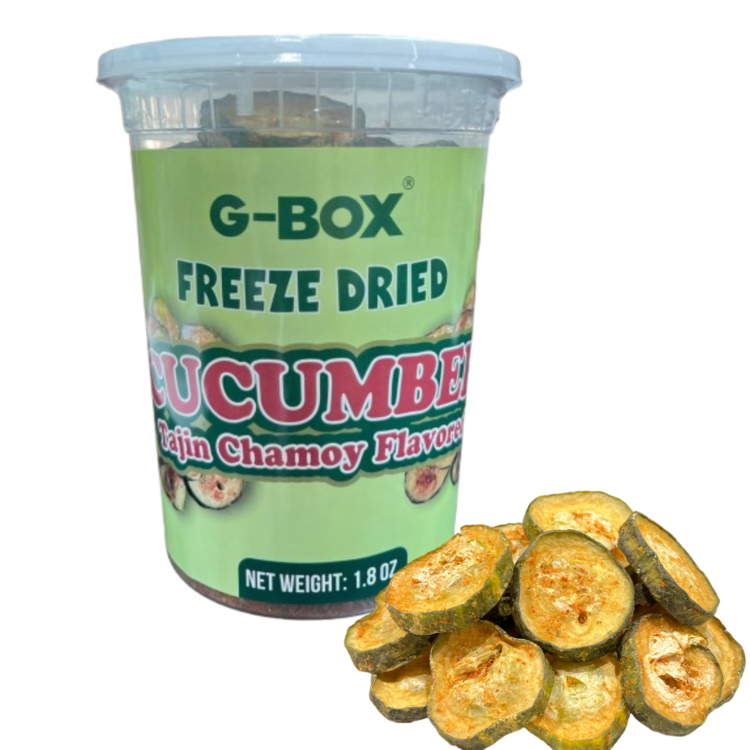 G-BOX FREEZE DRIED CUCUMBERS (CHAMOY FLAVOR)-G-BOX