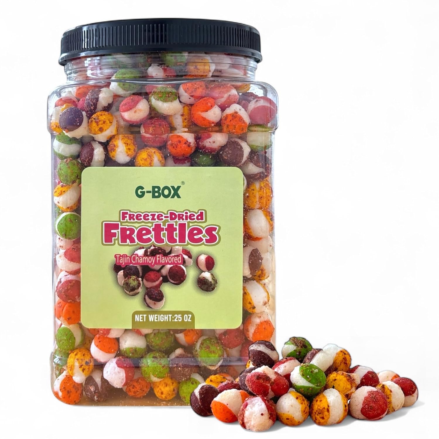 G-Box Freeze Dried Frettles - Freeze Dried Candy in Tub Jar Container-G-BOX
