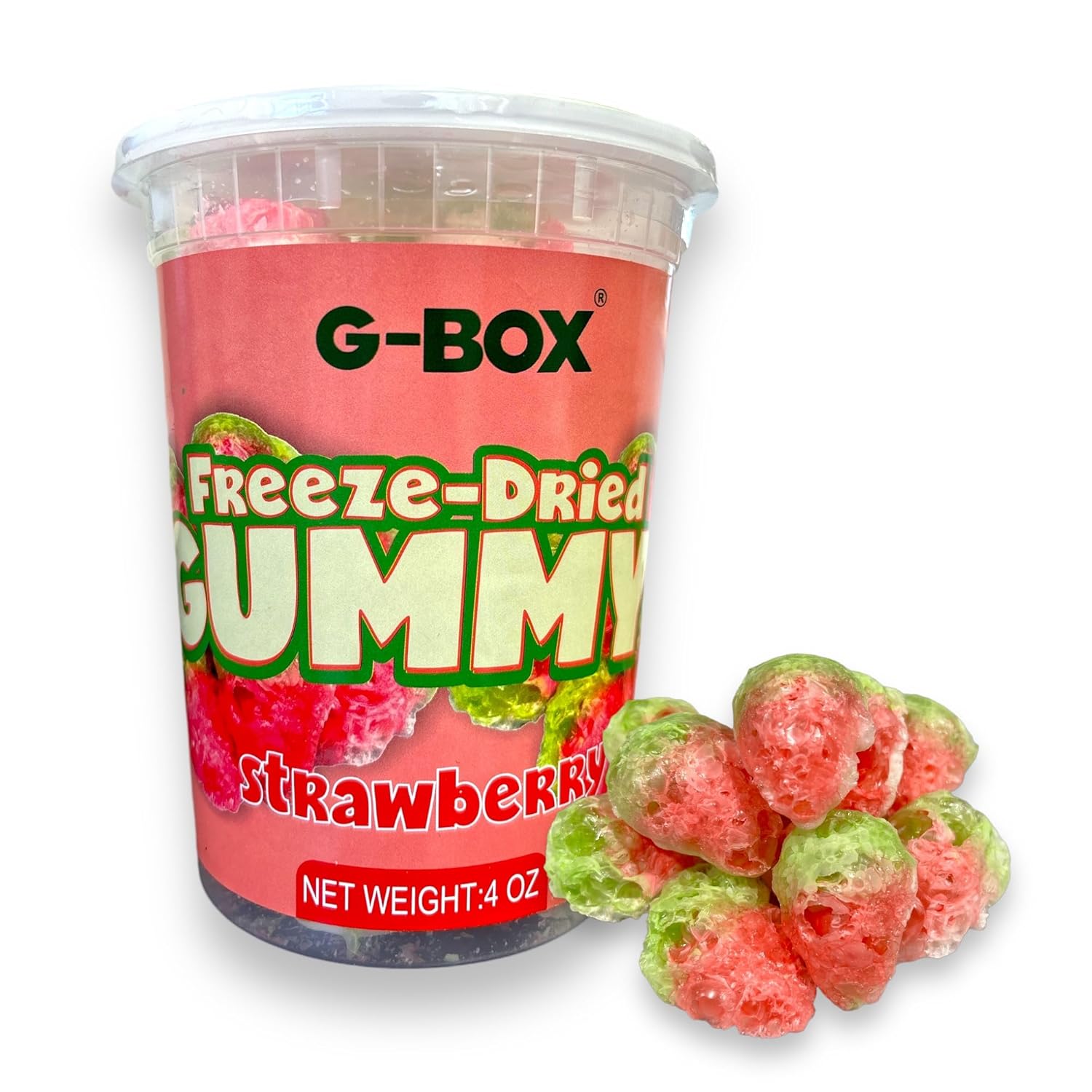 G-BOX FREEZE DRIED STRAWBERRY GUMMIES-G-BOX