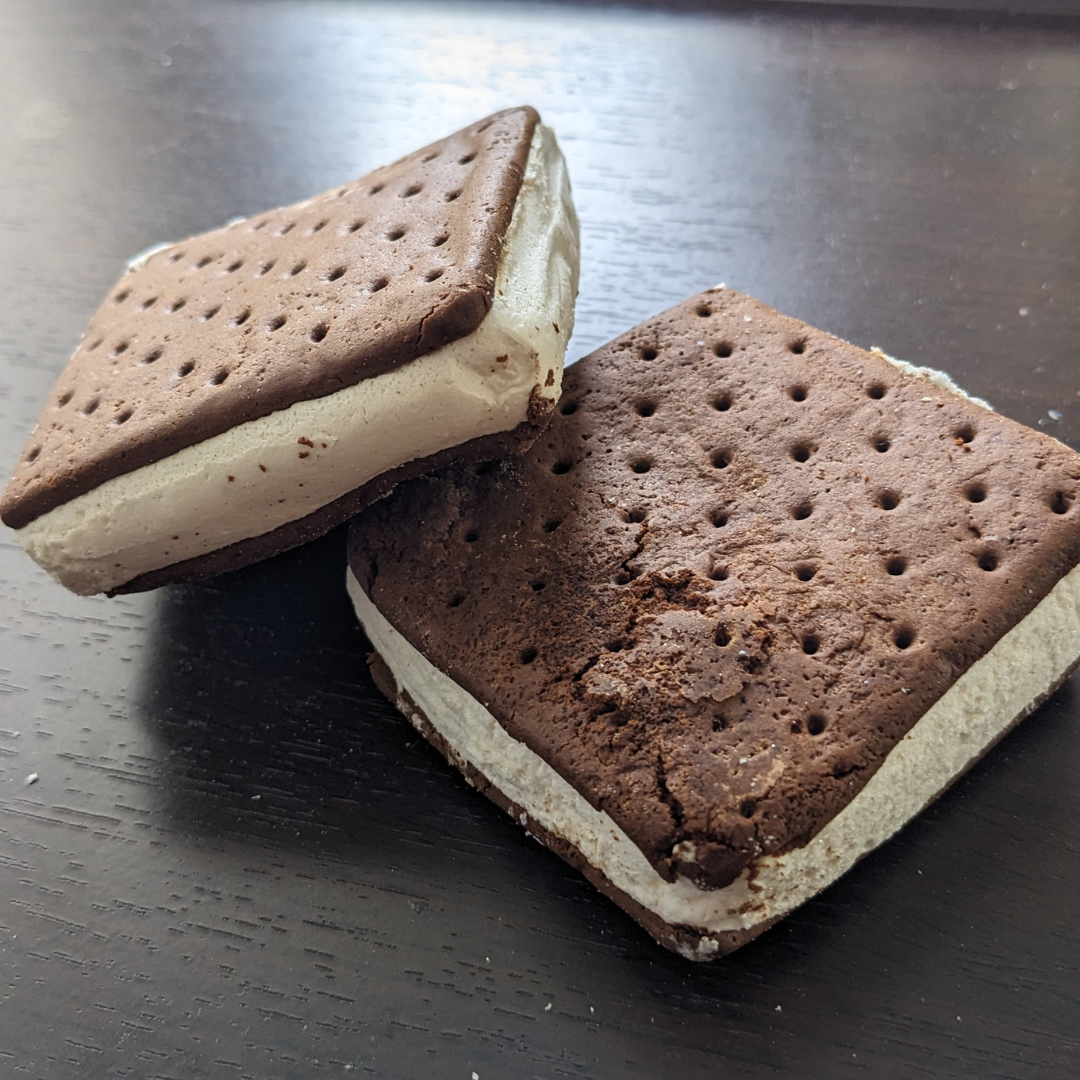 G-Box Freeze Dried Ice Cream Sandwich -  Astronaut Chubby Crunch Ice Cream Sandwich - Freeze Dried Whole Ice Cream Sandwich-G-BOX