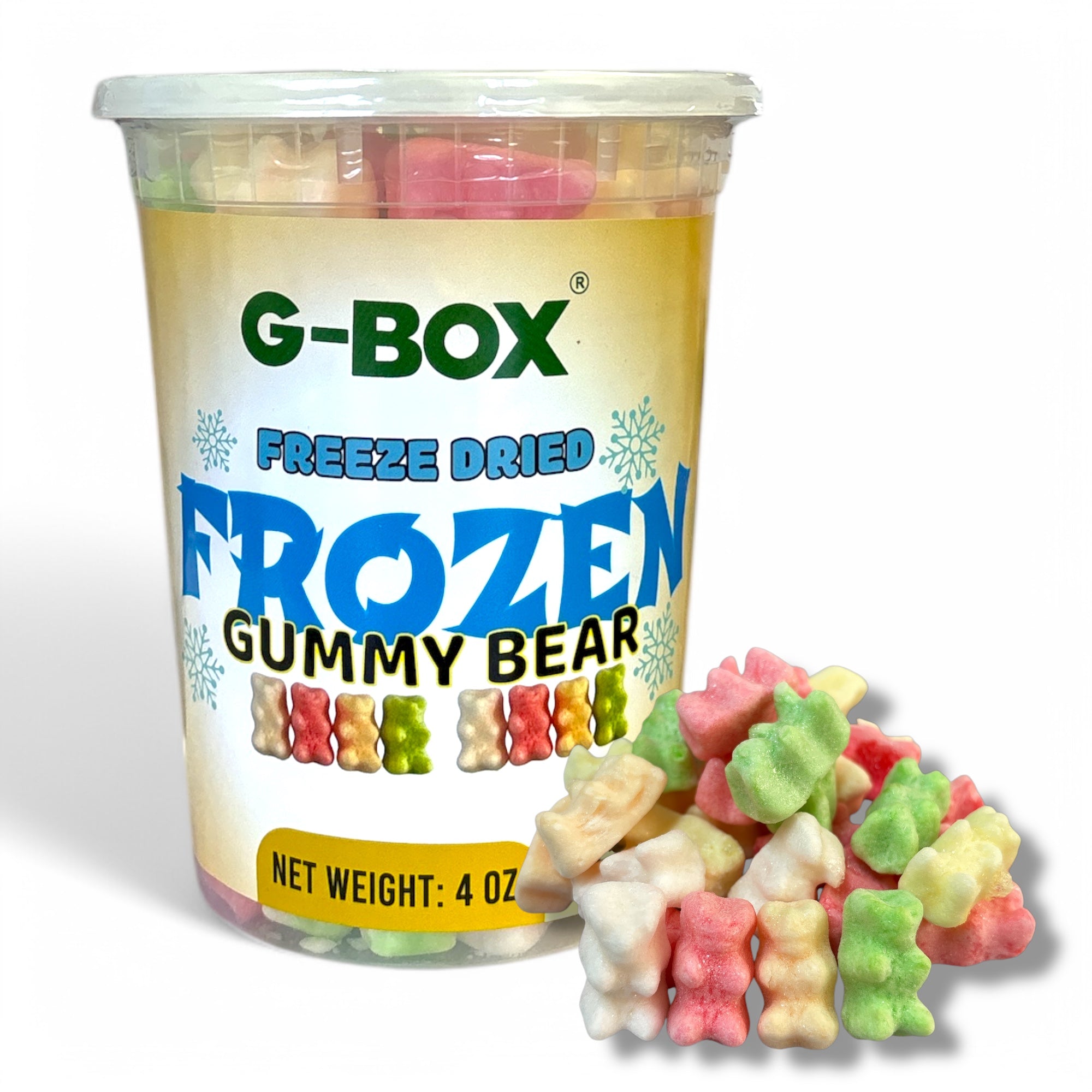 G-BOX FREEZE DRIED FROZEN GUMMY BEARS (LEMON LIME FLAVOR)-G-BOX