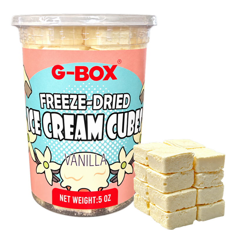 G-BOX FREEZE DRIED ICE CREAM CUBES (VANILLA)