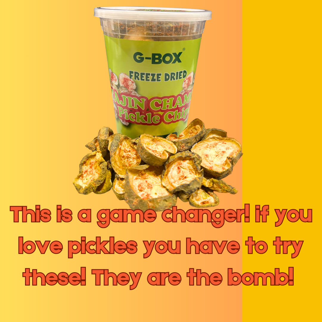 G-BOX FREEZE DRIED PICKLE CHIPS (CHAMOY FLAVOR)-G-BOX
