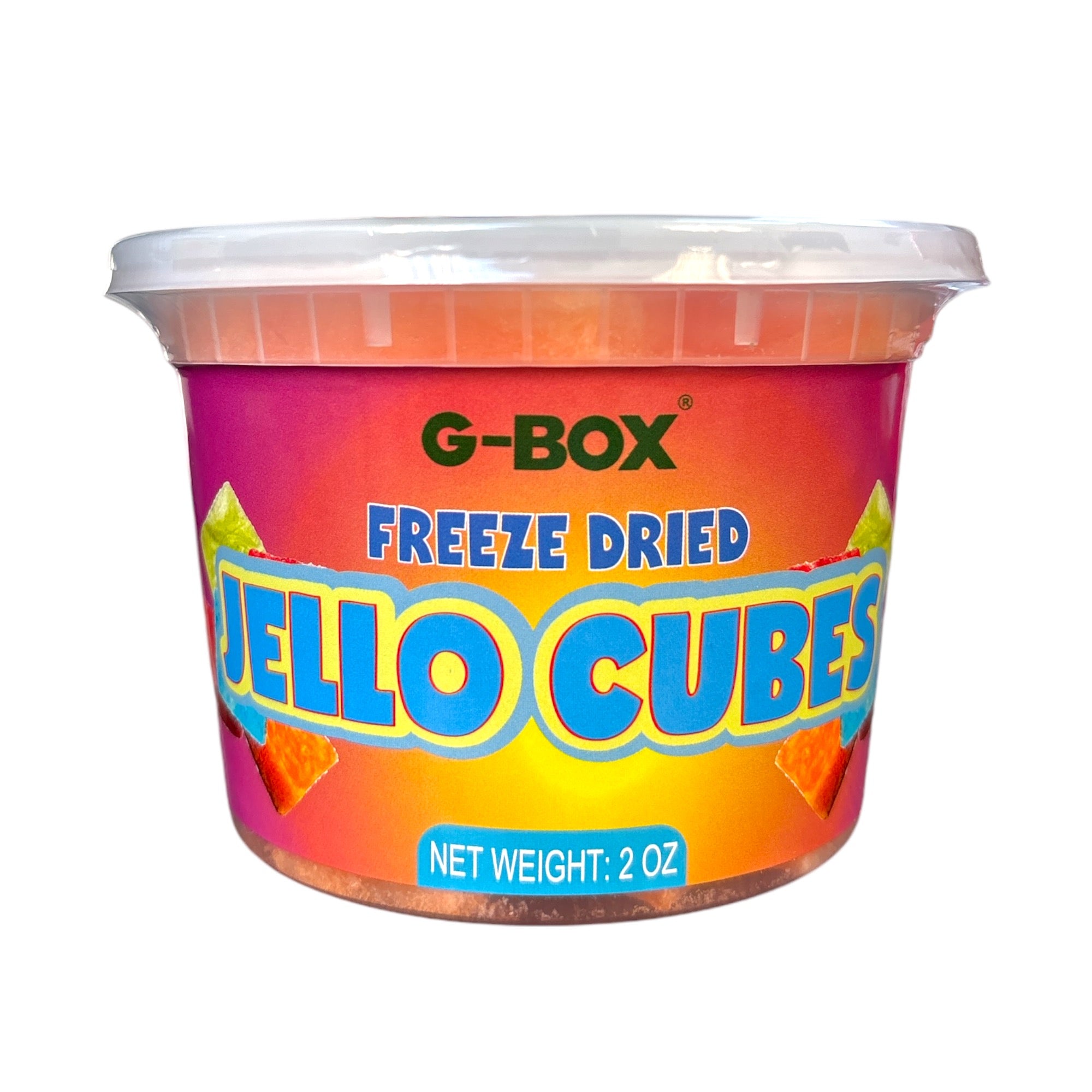G-BOX FREEZE DRIED JELLO CUBES (ORANGE)-G-BOX