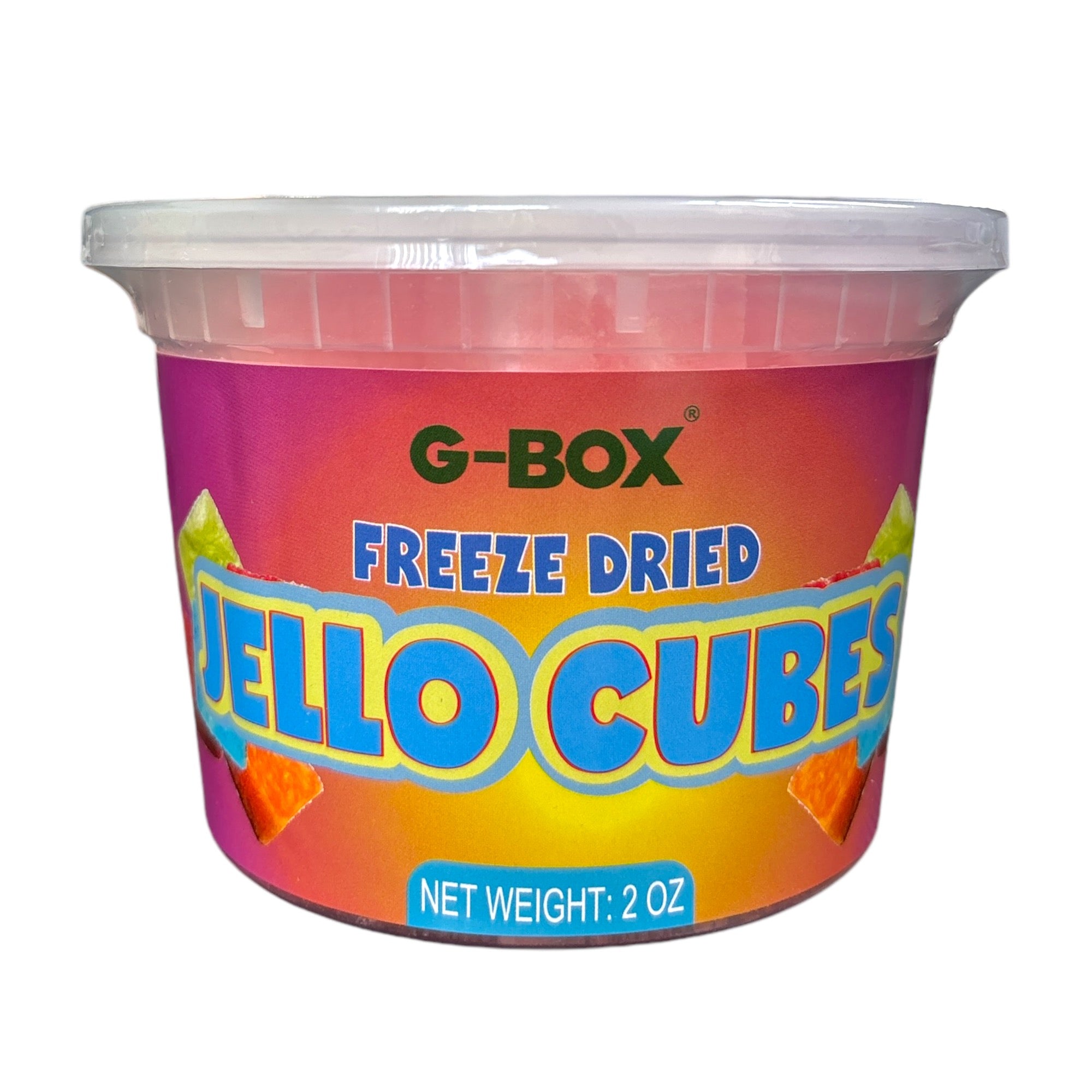 G-BOX FREEZE DRIED JELLO CUBES (PEACH)-G-BOX
