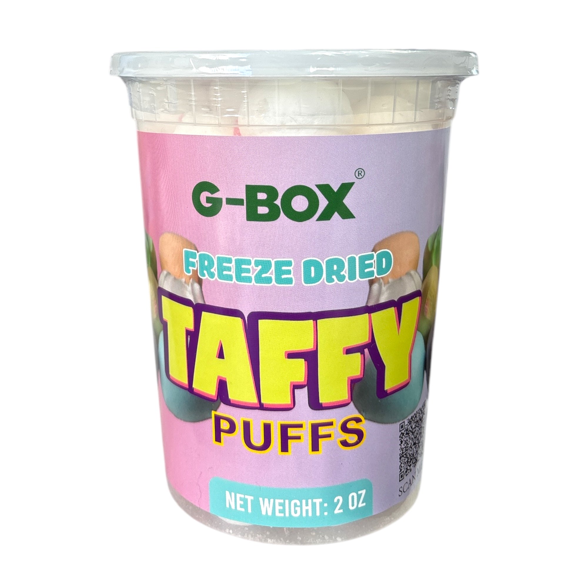 G-BOX FREEZE DRIED PEPPERMINT TAFFY PUFFS-G-BOX