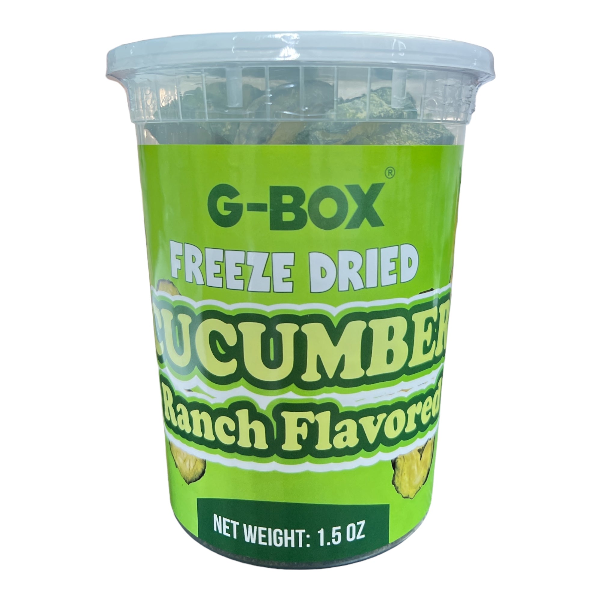 G-BOX FREEZE DRIED CUCUMBERS (RANCH FLAVOR)-G-BOX
