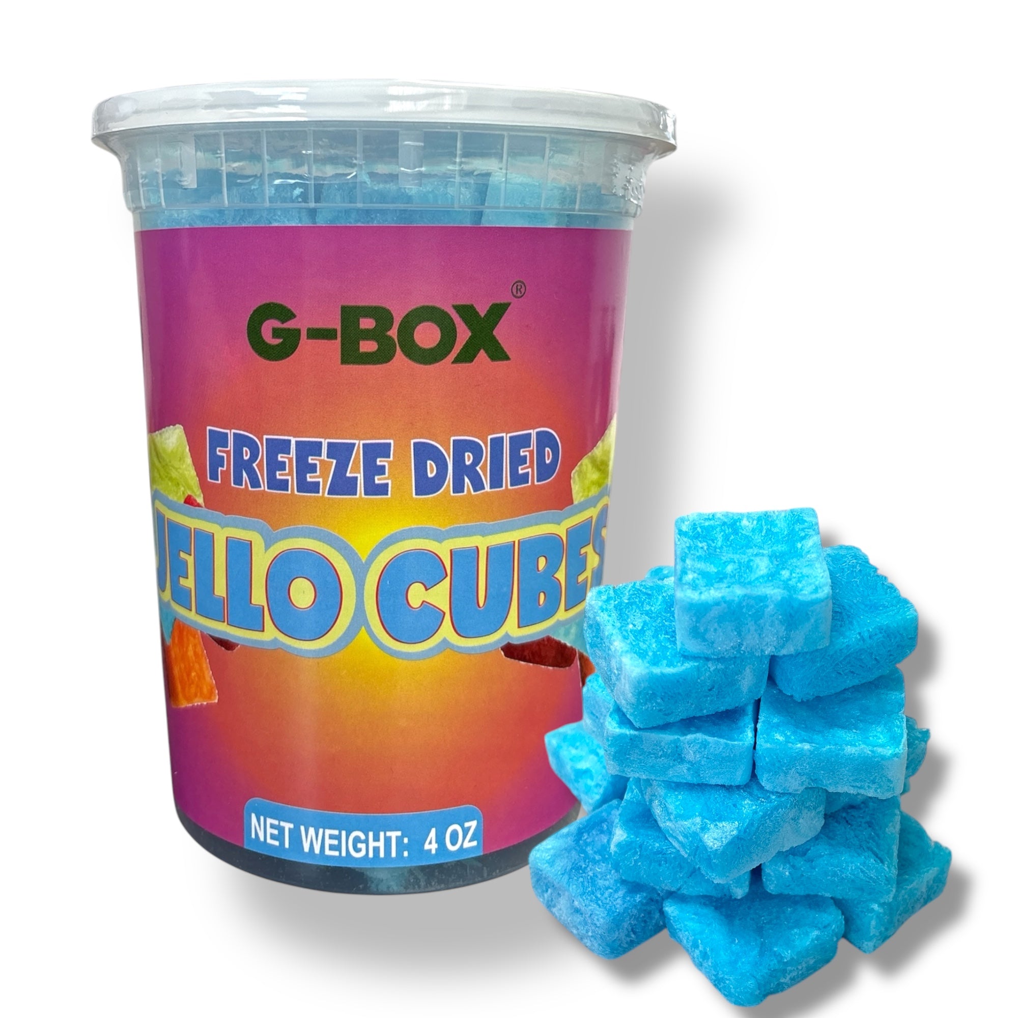 G-BOX FREEZE DRIED JELLO CUBES (BLUEBERRY)-G-BOX