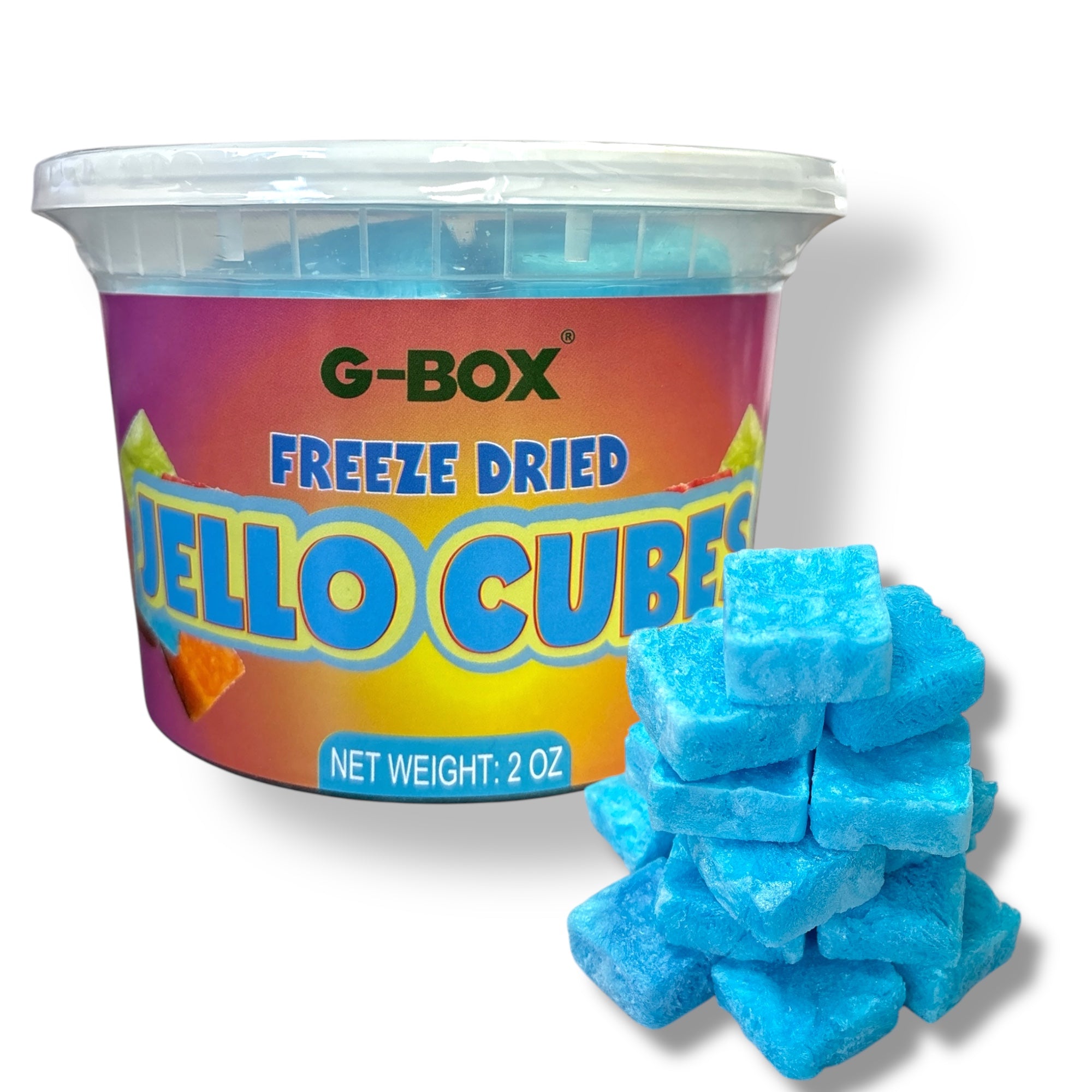 G-BOX FREEZE DRIED JELLO CUBES (BLUEBERRY)-G-BOX