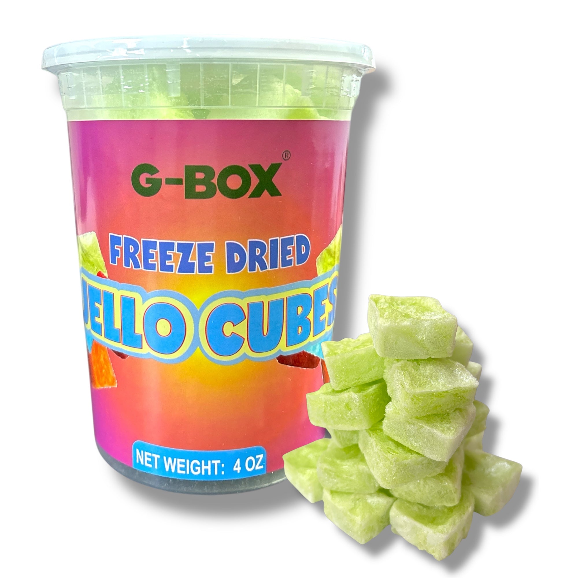 G-BOX FREEZE DRIED JELLO CUBES (WATERMELON)-G-BOX