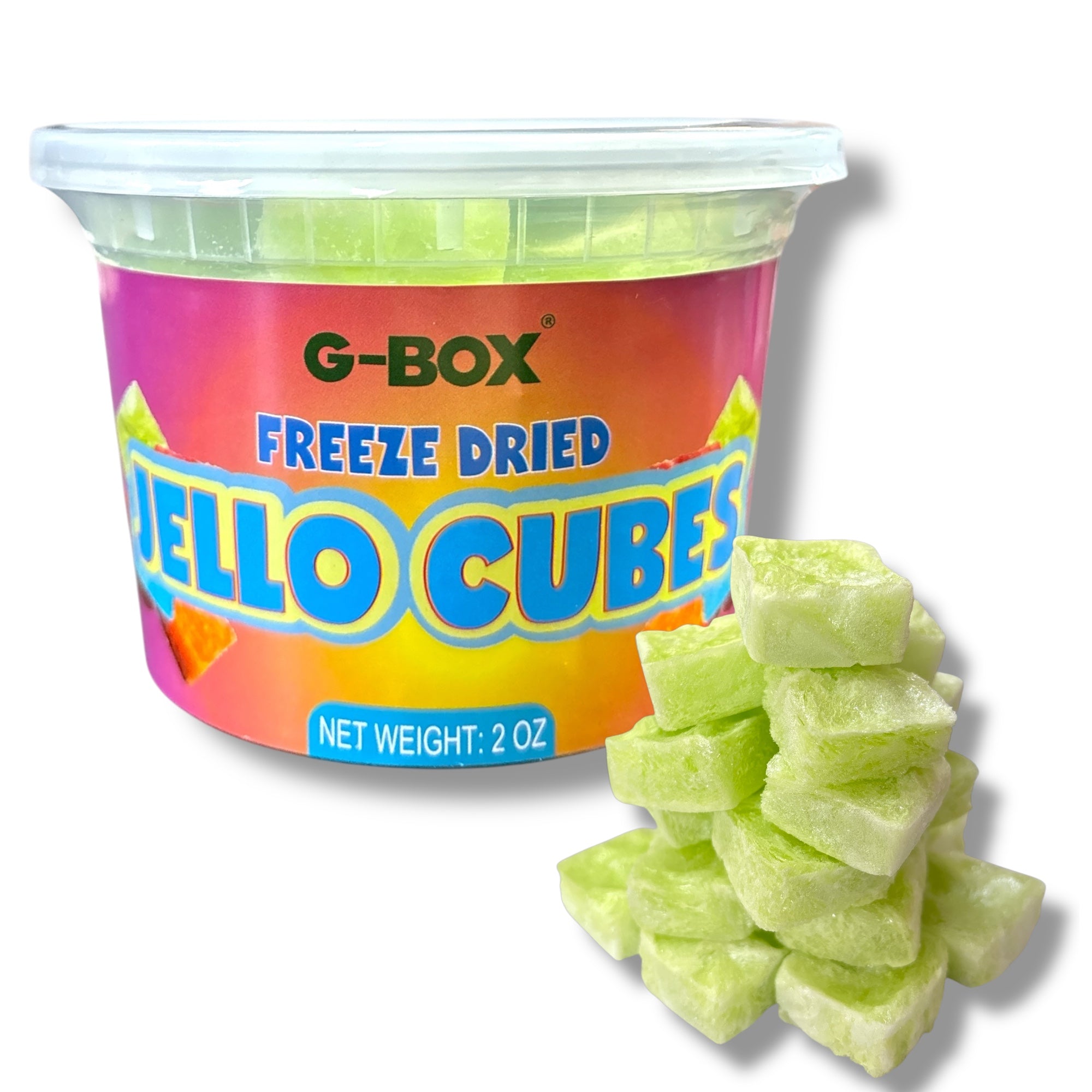 G-BOX FREEZE DRIED JELLO CUBES (WATERMELON)-G-BOX
