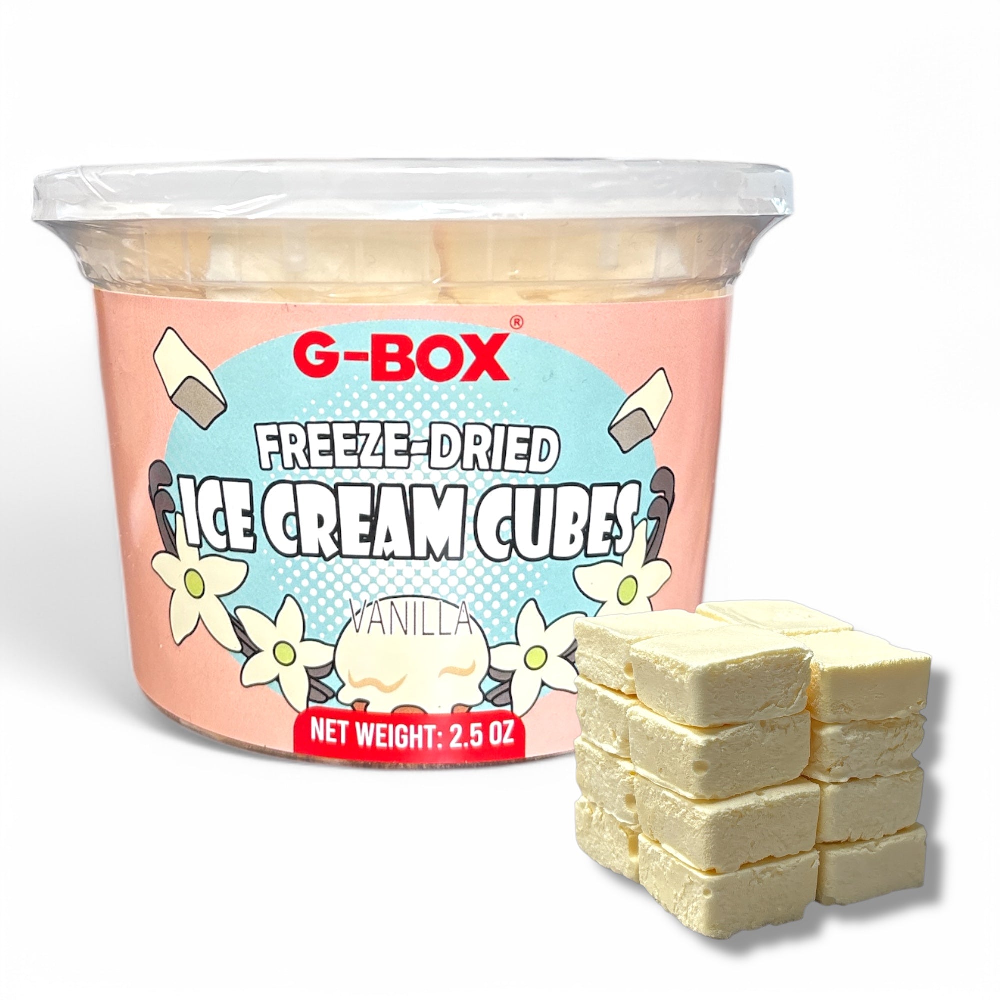 G-BOX FREEZE DRIED ICE CREAM CUBES (VANILLA)-G-BOX