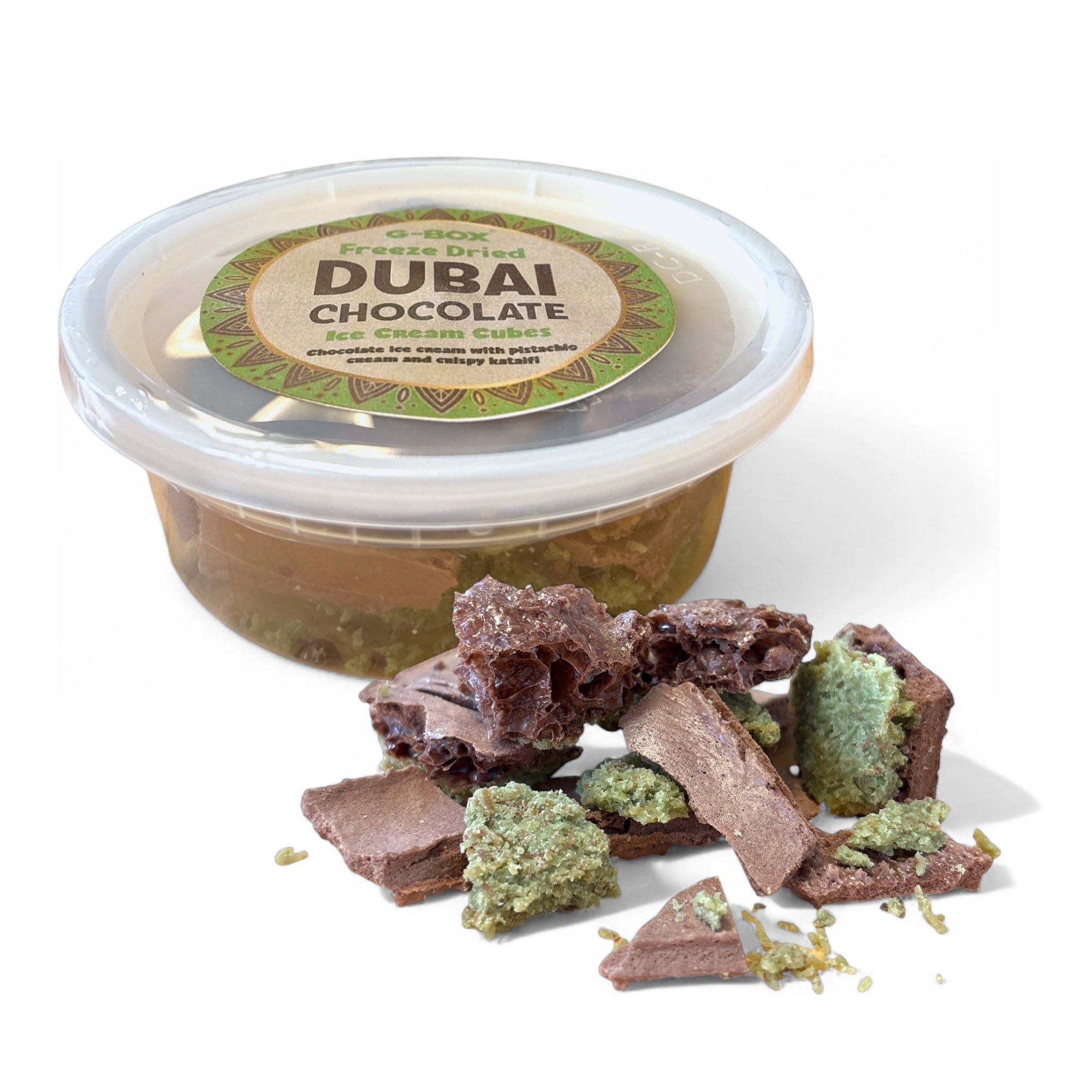 G-BOX FREEZE DRIED DUBAI CHOCOLATE ICE CREAM CUBES-G-BOX