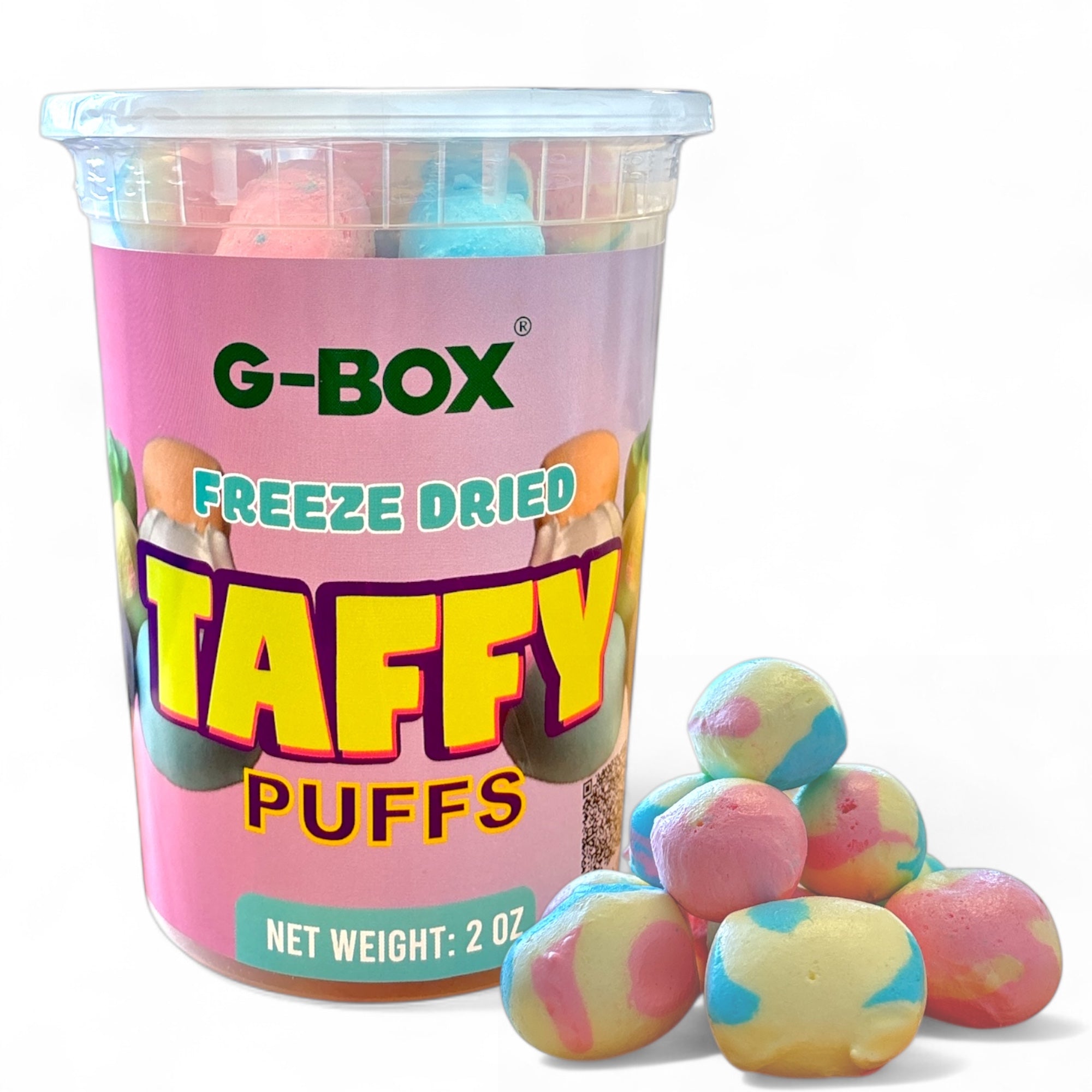 G-BOX FREEZE DRIED SHAVED ICE TAFFY PUFFS-G-BOX