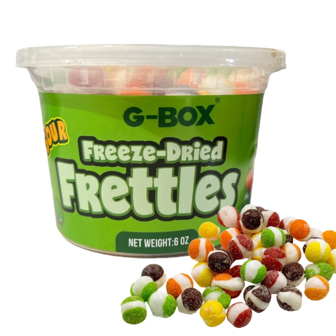 G-Box Freeze Dried Frettles Sour Flavor in Air-tight Sealed Container-G-BOX