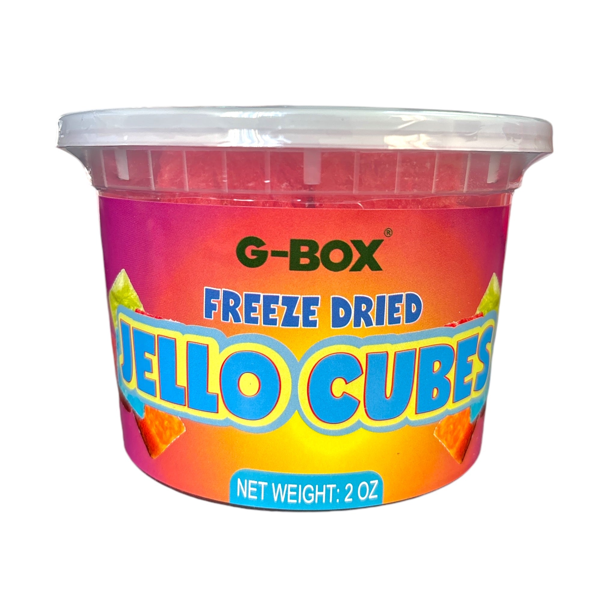 G-BOX FREEZE DRIED JELLO CUBES (STRAWBERRY)-G-BOX
