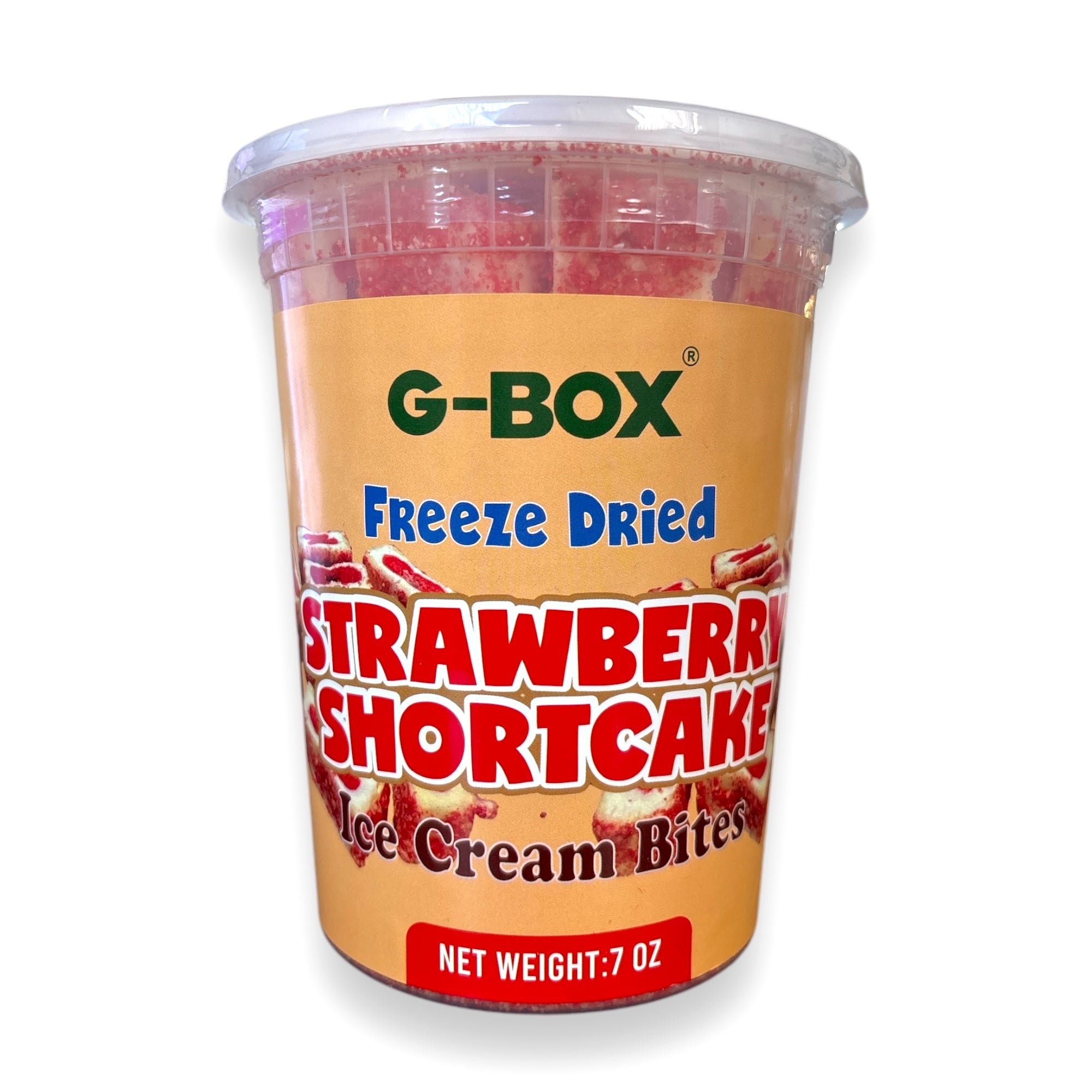 G-BOX FREEZE DRIED STRAWBERRY SHORTCAKE ICE CREAM BITES-G-BOX