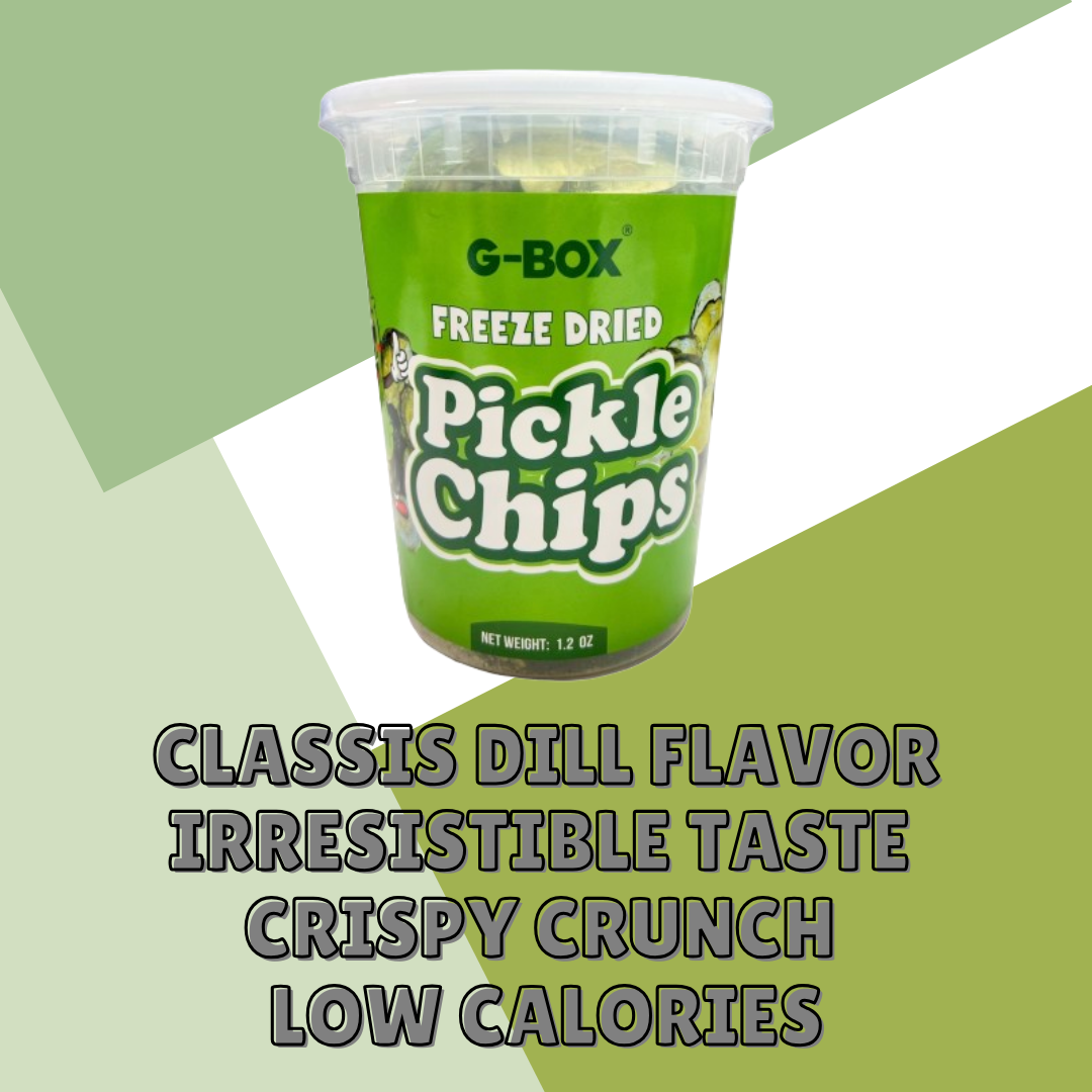 G-BOX FREEZE DRIED PICKLE CHIPS-G-BOX