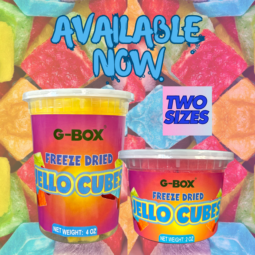 G-BOX FREEZE DRIED JELLO CUBES (WATERMELON)-G-BOX
