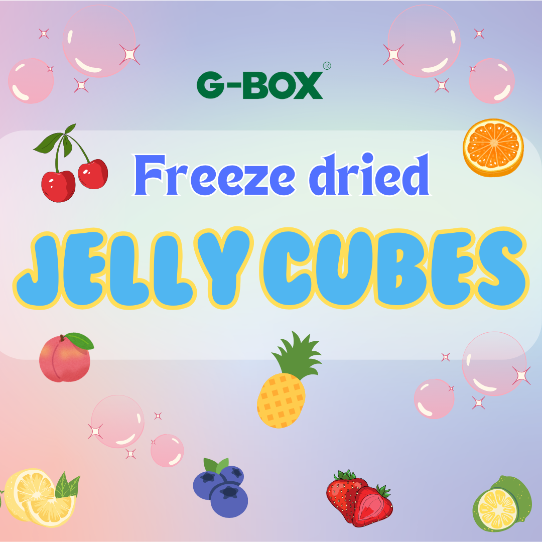 G-BOX FREEZE DRIED JELLO CUBES (WATERMELON)-G-BOX