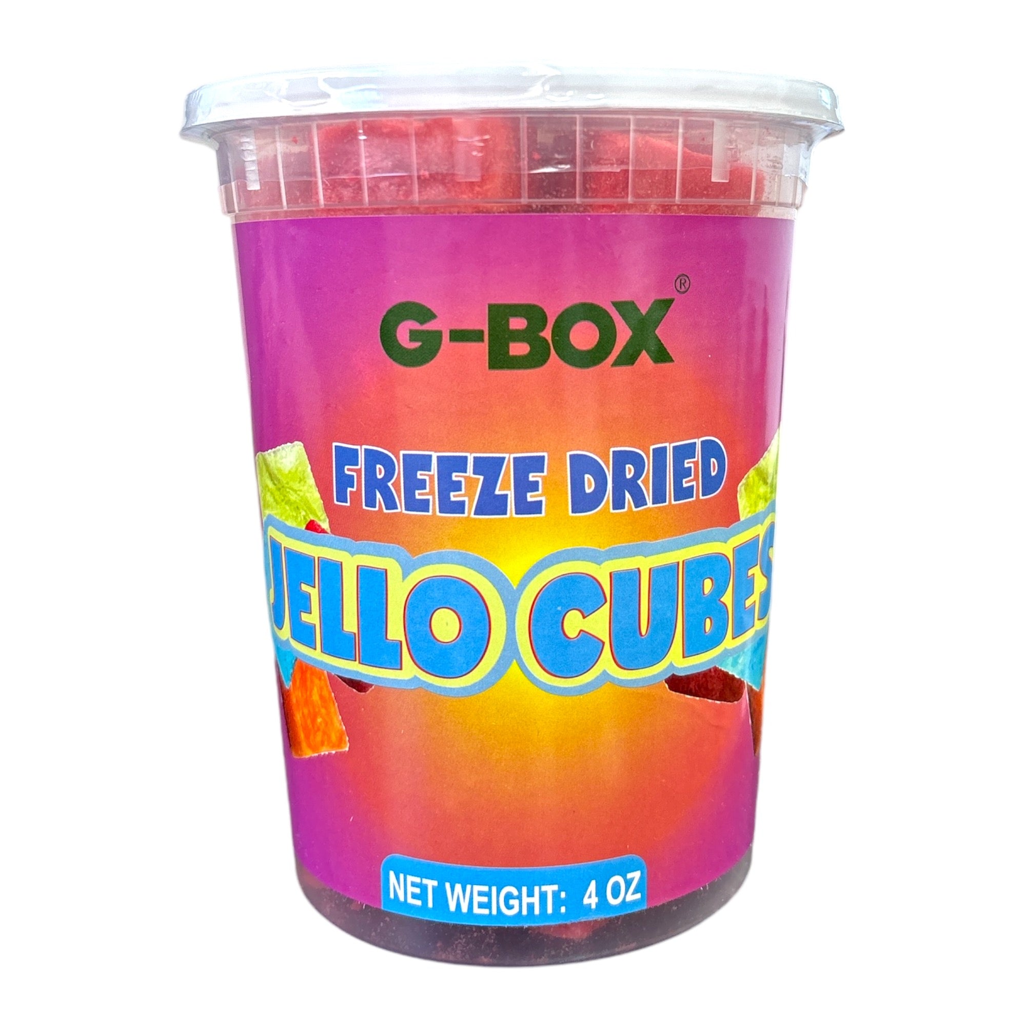 G-BOX FREEZE DRIED JELLO CUBES (CHERRY)-G-BOX