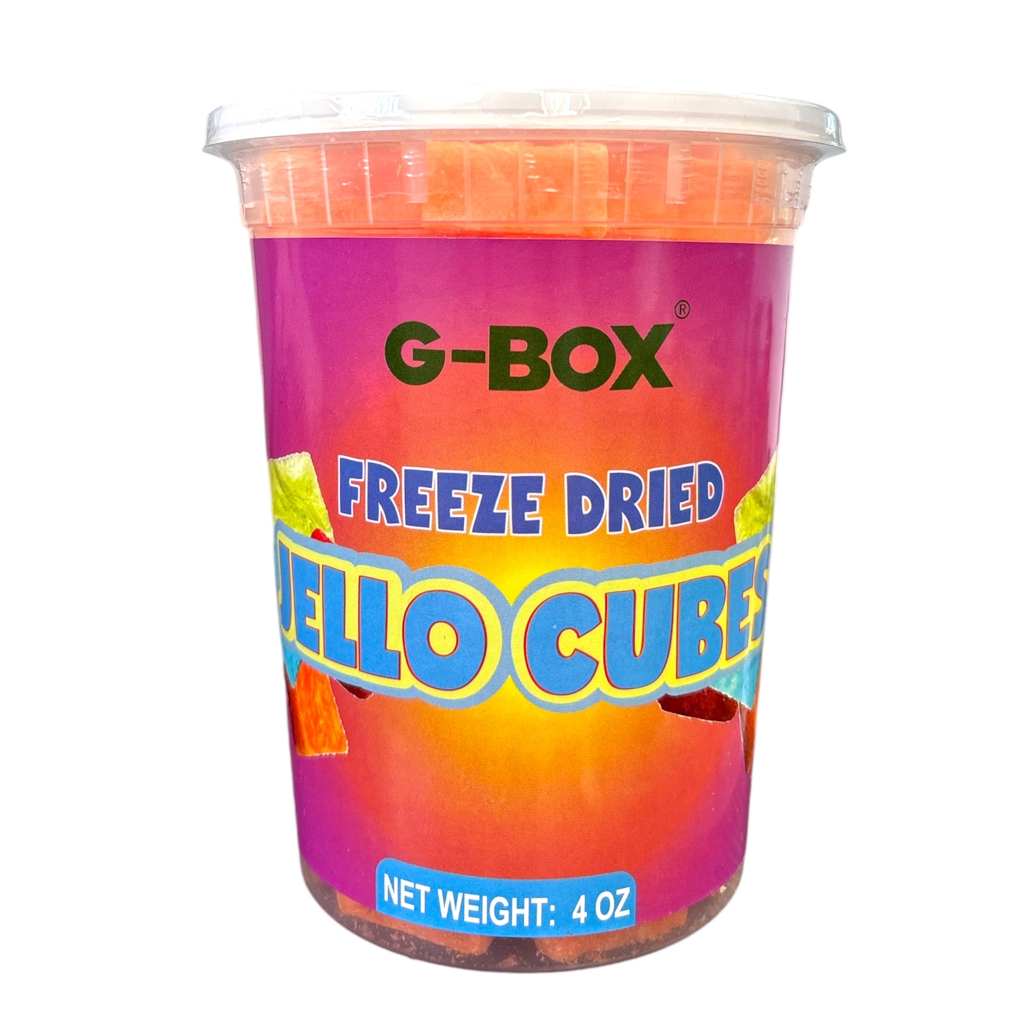 G-BOX FREEZE DRIED JELLO CUBES (ORANGE)-G-BOX