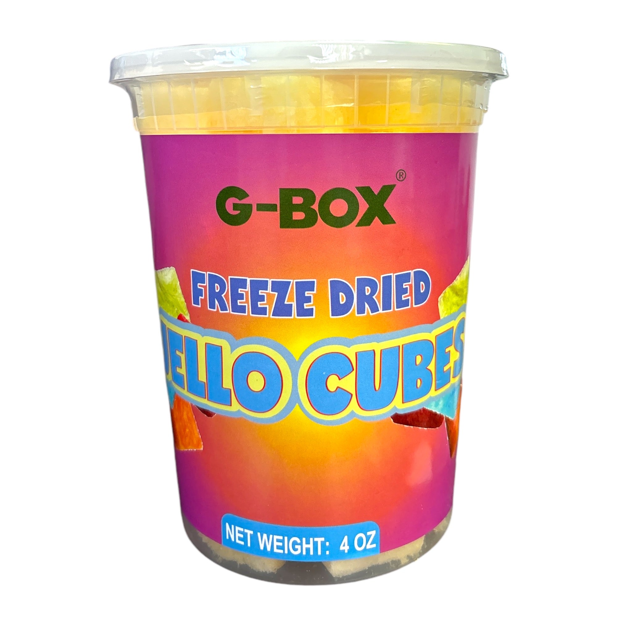 G-BOX FREEZE DRIED JELLO CUBES (PINEAPPLE)-G-BOX