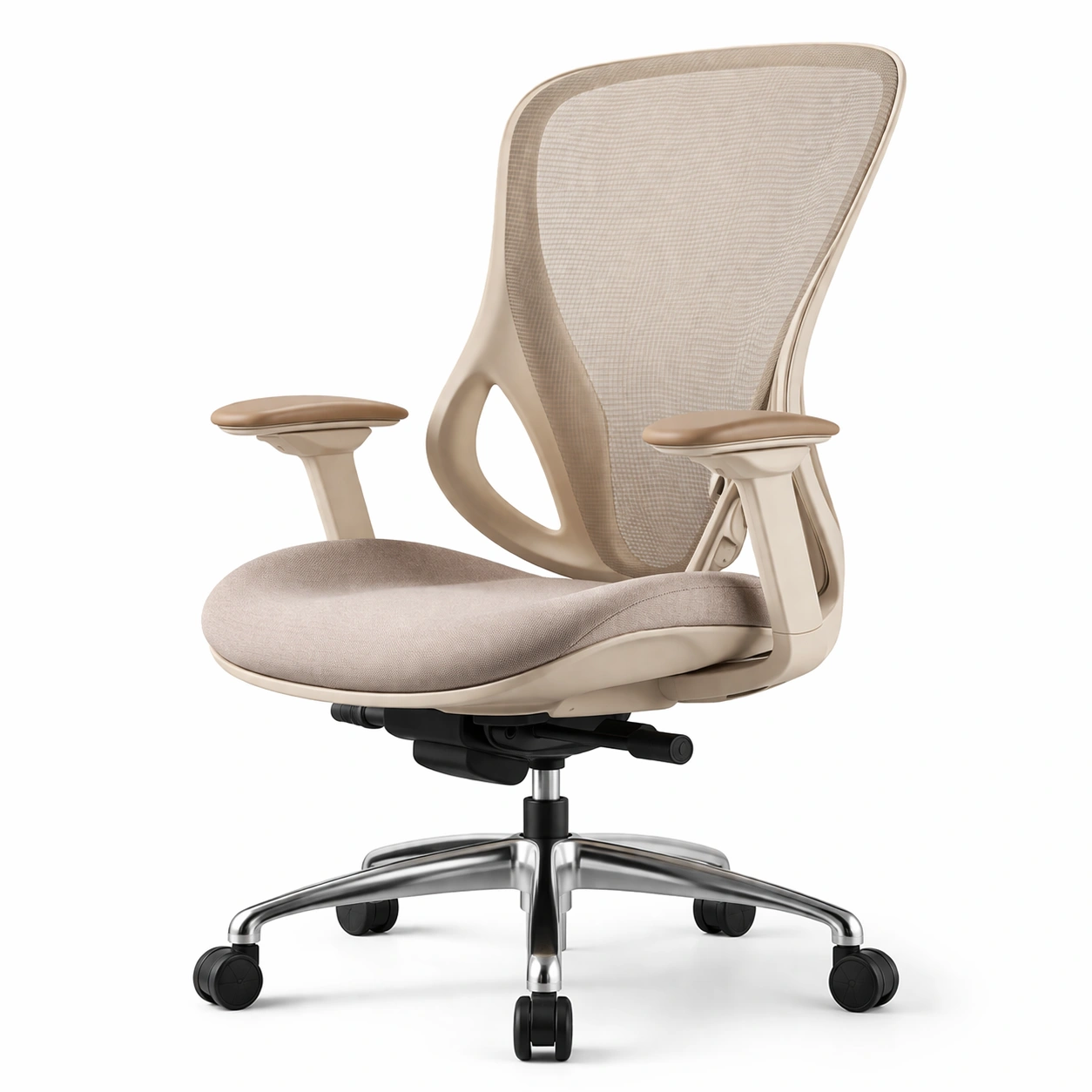 Silla ergonomica moderna con diseno curvo y soporte adaptable-cozixo