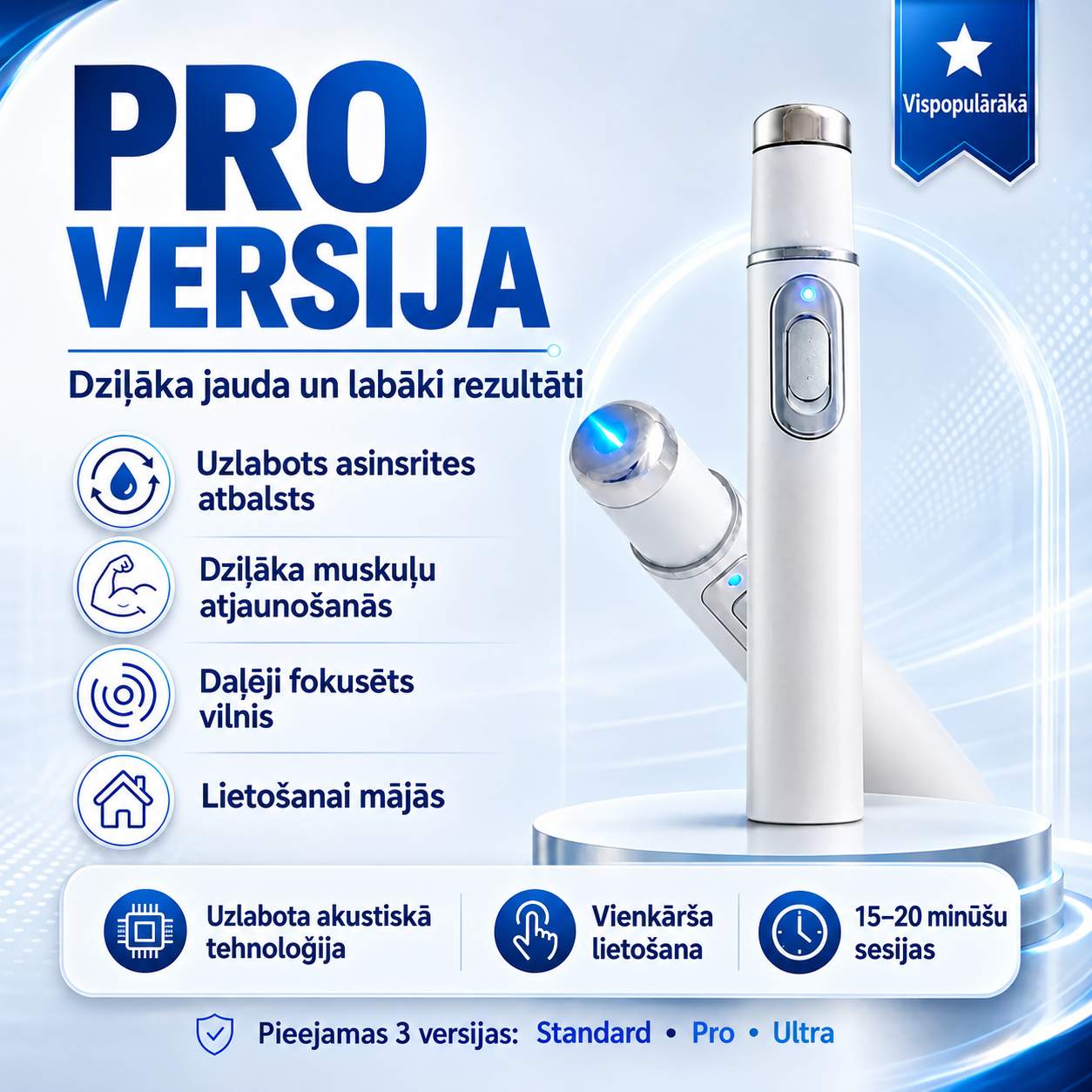 💙 A fejlett akusztikus lökéshullám-terápia   segíthet helyreállítani a péniszszövetek egészségét, javítani a merevséget, a teljesítményt és a férfi önbizalmat, miközben enyhíti a 💪 izomfájdalmat, a 🦴 ízületi merevséget és a 🦵 ínproblémák okozta kell