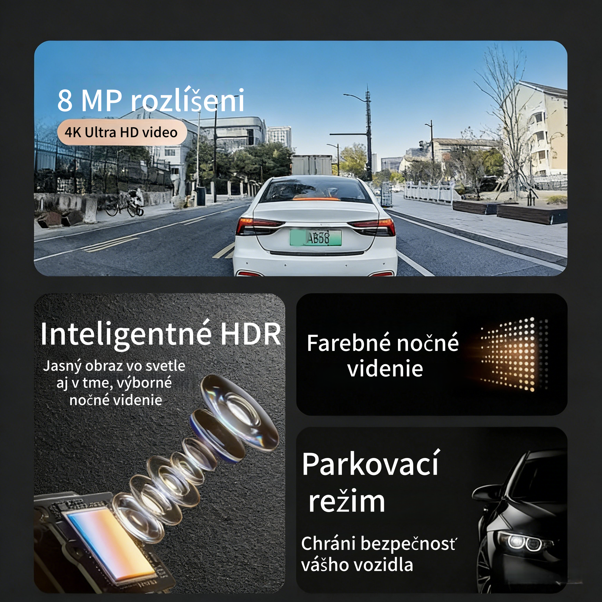🚚Garmin G980 palubná kamera s umelou inteligenciou a hlasovým ovládaním so štyrmi kamerami, 360° panoramatickým pohľadom, 4K Ultra HD nočným videním a GPS sledovaním
