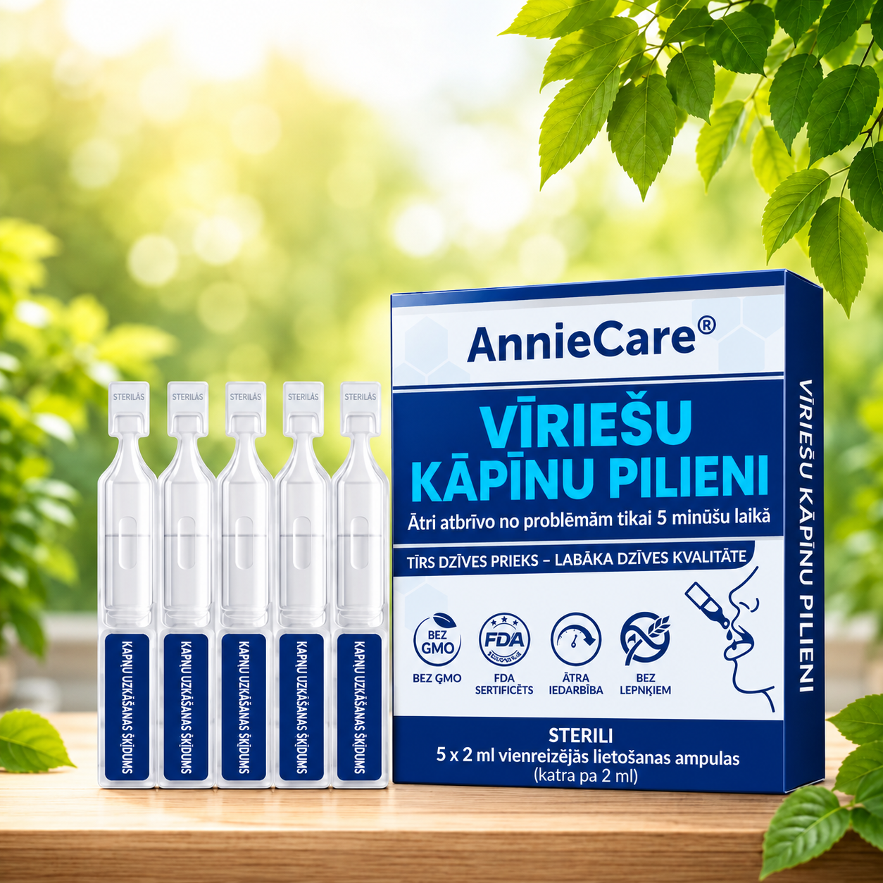 Anniecare® PRO pilieni vīriešu vitalitātei – Jūsu noslēpums kabatā