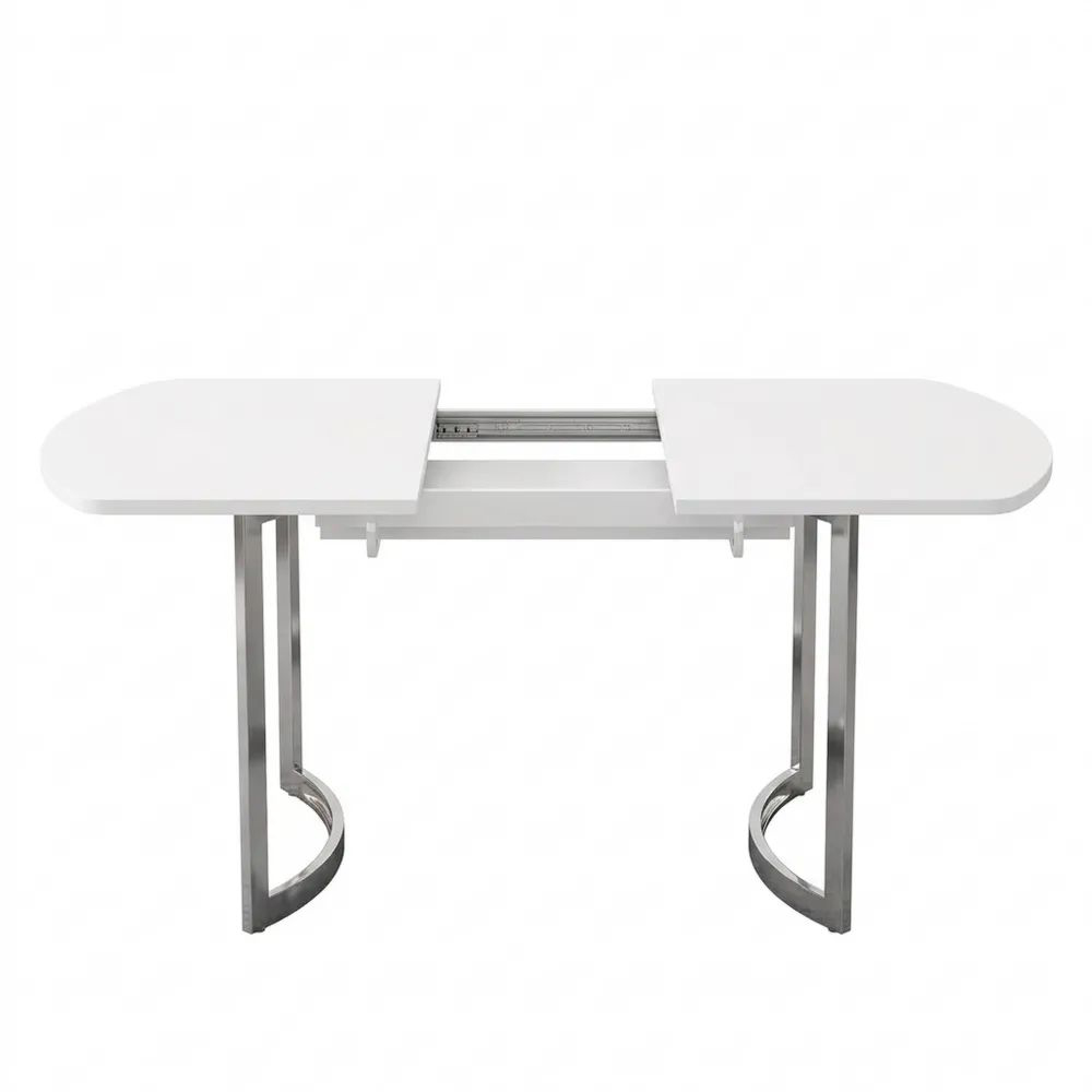 Moderner ausziehbarer Esszimmertisch Oval für 6-8 Personen