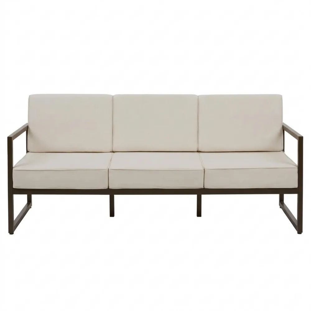 Moderne Gartenmöbel-Sitzgruppe für Außenbereiche mit 6 Sitzplätzen