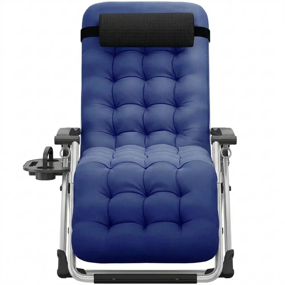 Faltbare Sonnenliege mit hoher Tragkraft und Seitentasche