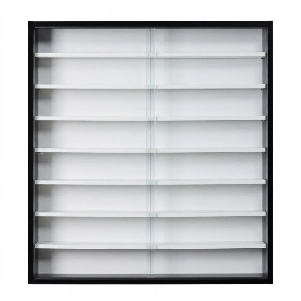 Moderne Hängende Glasvitrine für Wandmontage