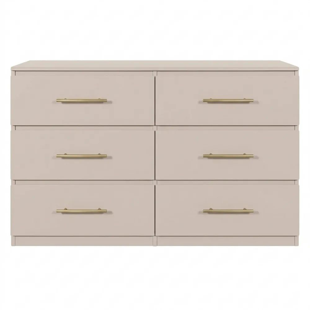 Geräumige Kommode mit 6 Schubladen für vielseitige Nutzung