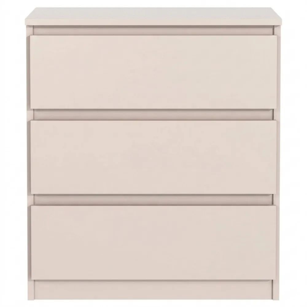 Kompakter Schubladenschrank mit 3 Schubladen für Wohnzimmer oder Schlafzimmer