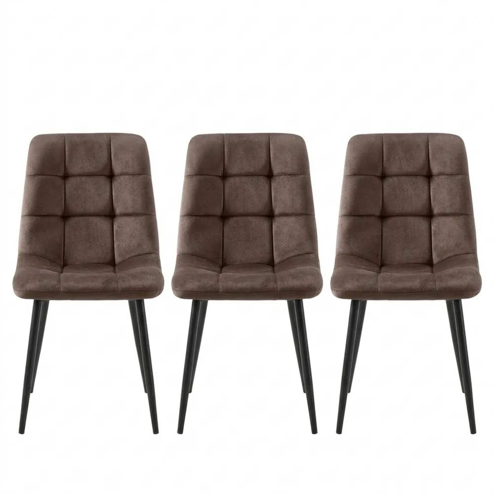 Gepolsterte Esszimmerstühle im Set, bequem und stabil