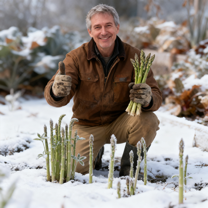 🌱 Grow Your Own Asparagus from Seed — Fresh, Flavorful & Long-Lasting 👑