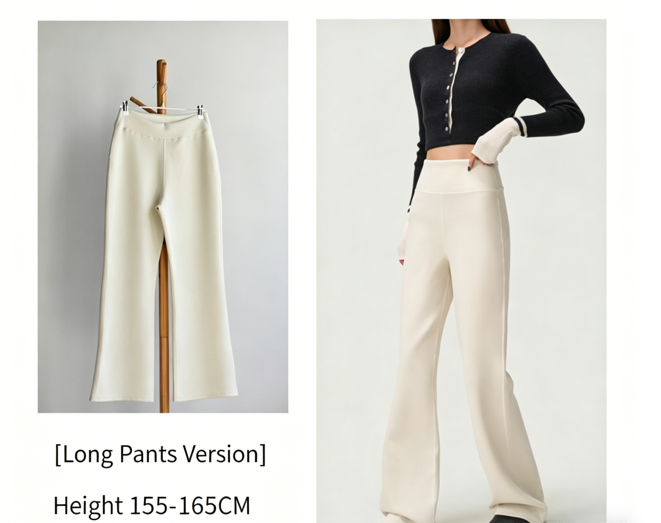 CloudSoft Modal High-Waist Flare Pants - Supermodel Leg-Lengthening Design