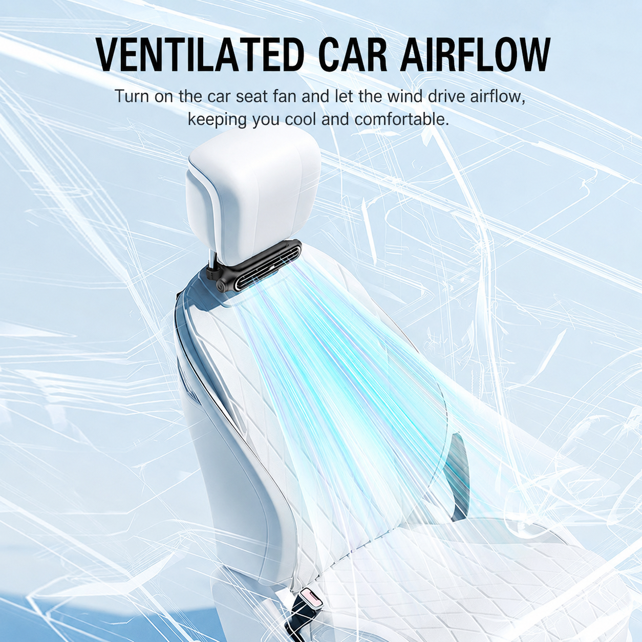 Clip-On Car Fan
