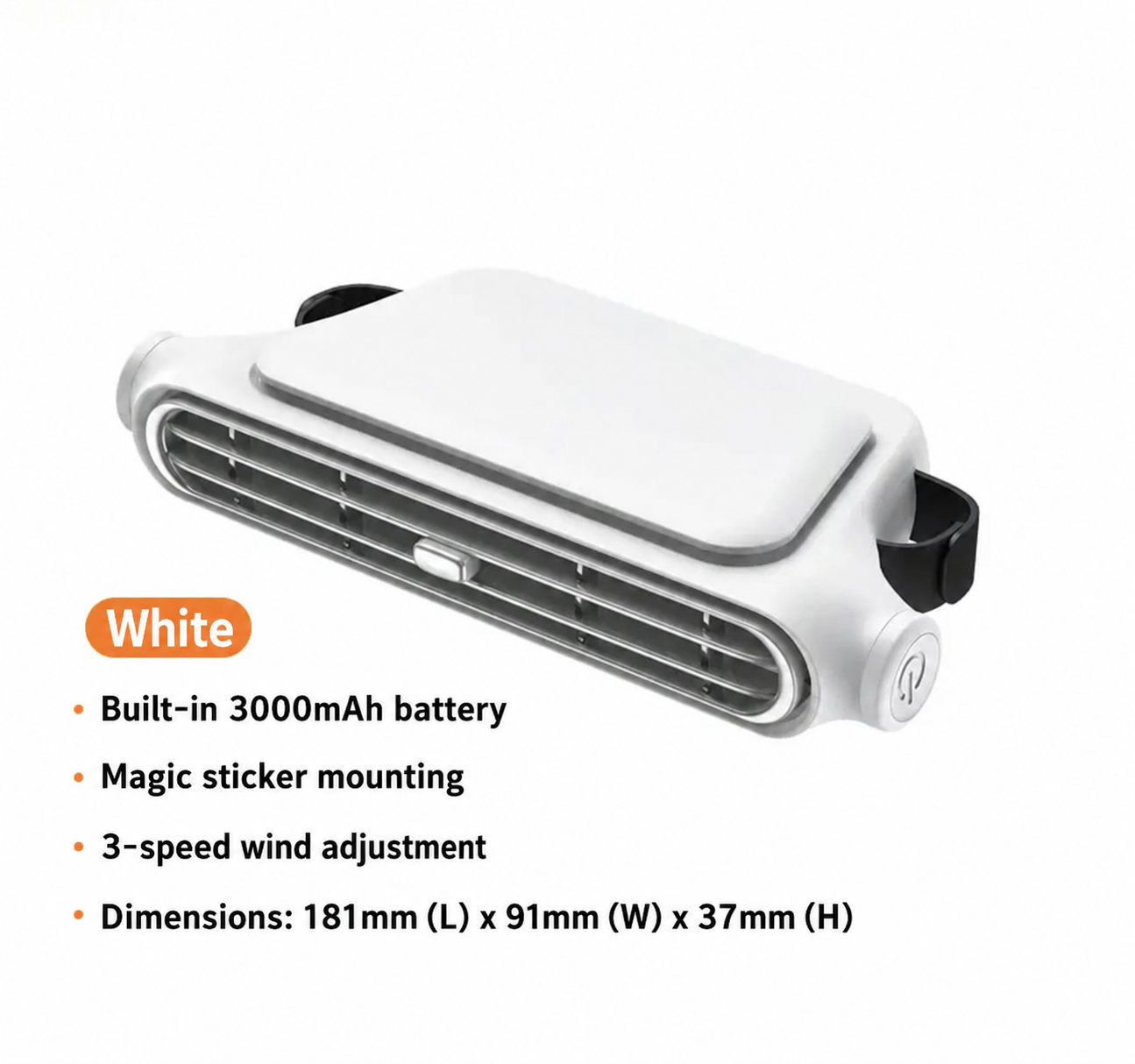 Clip-On Car Fan