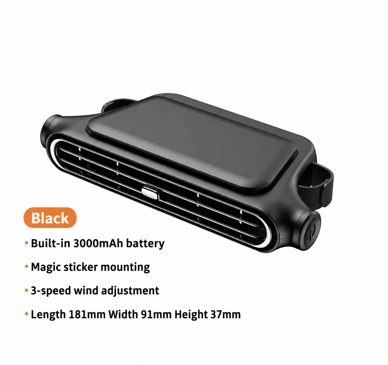 Clip-On Car Fan