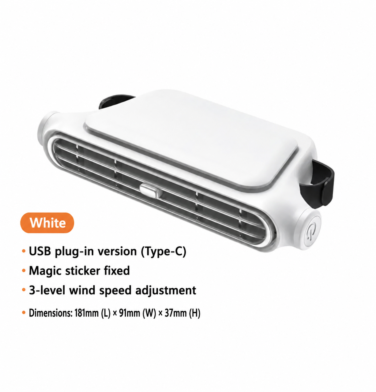 Clip-On Car Fan