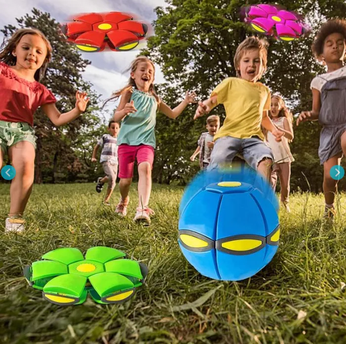 ✨Durable UFO ball – transforms into a frisbee for kids and pets!🏀