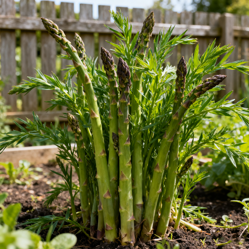 🌱 Grow Your Own Asparagus from Seed — Fresh, Flavorful & Long-Lasting 👑